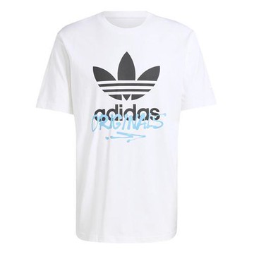 Adidas 短袖上衣 男裝 寬鬆 純棉 白【運動世界】IX6750