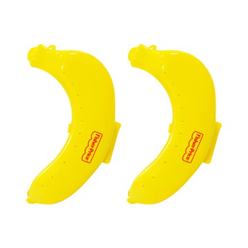 Fisher-Price 費雪 香蕉收納盒 附迷你叉子  5 x 19 x 4cm  2個