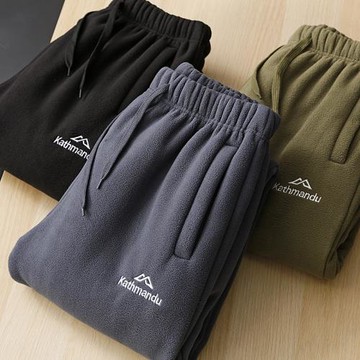 一條過冬！新西蘭高端戶外狠貨冬季男女情侶加絨加厚休閑束腳衛褲