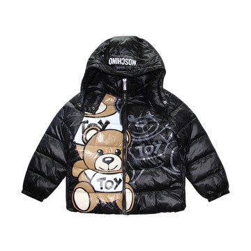 Moschino - Black Puffer Toy Bear Down Jacket