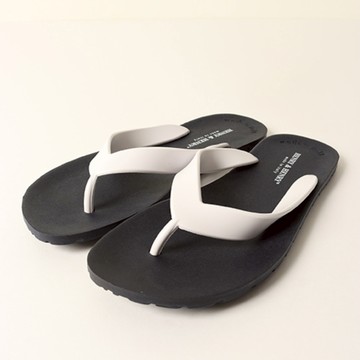 [ 新色限量30雙 ] Henry&Henry 義大利夾腳拖（黑Ｘ白） 41/42