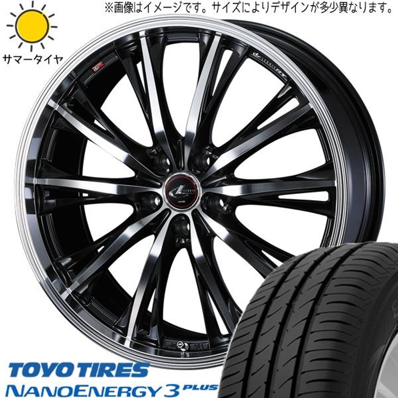 タイヤ・ホイールセット 225/45R18 サマータイヤホイールセット ヴェゼル etc (TOYO NANOENAGY3 u0026 LEONIS RT 5穴 114.3) |  LINEショッピング