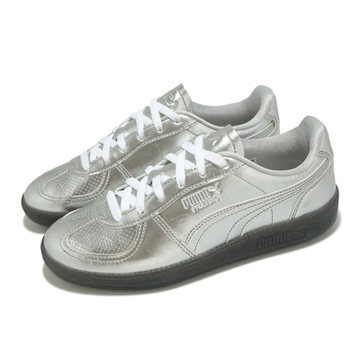 Puma 休閒鞋 Palermo Astro Escape 女鞋 銀 復古 德訓鞋 未來感 40045001
