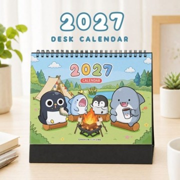 鯊西米 2027年 三角桌曆 25K
