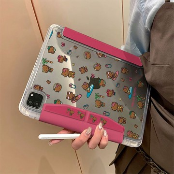 度假KT貓 Y折帶搭扣 適用 iPad Pro 11吋 Air 4/5/6/7 11代 10代 A16 平板保護套
