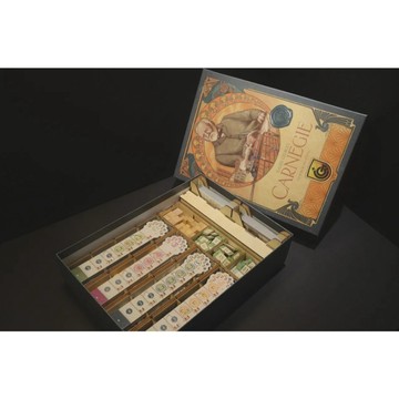 【桌遊侍】卡內基 烏鴉盒子《免運》正版實體店面快速出貨.木盒.收納.支援厚套.免膠組裝.桌遊收納盒