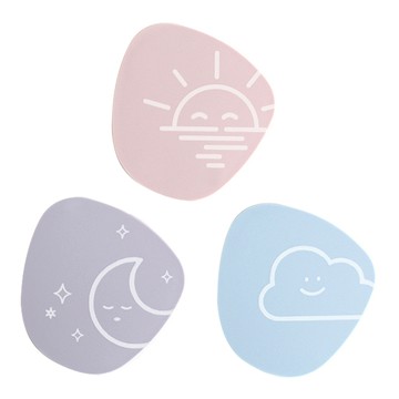 SONAK 手拿鏡3件組 粉色 紫色 天空藍  粉色，紫色，天空藍  1組