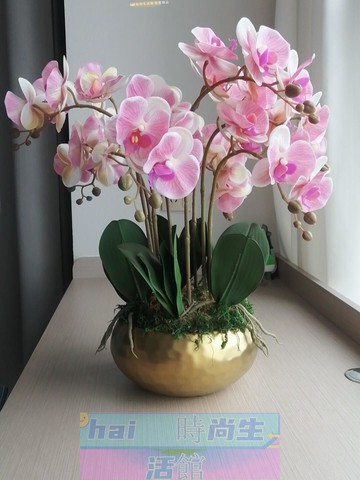 免運 可開發票 花瓶 花器 藝術擺件 金色花瓶擺件歐式簡約客廳陶瓷插花花盆樣板間瓷器煙灰缸茶幾花器