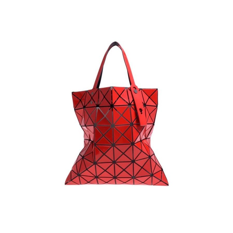 新品バオバオ・BAOBAO ISSEY MIYAKE LUCENT-1 トートバッグ 6×6 赤