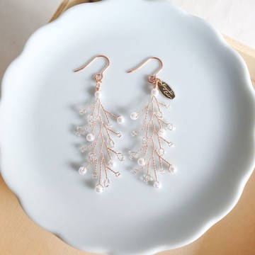 The First Flower (pink)　wire accessory