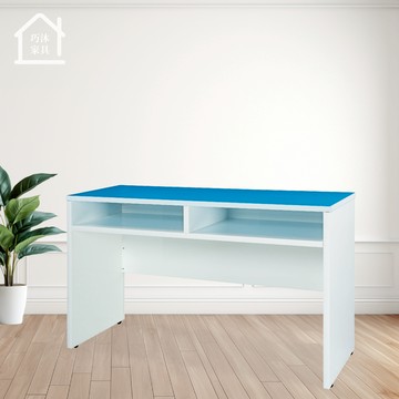 塑鋼書桌 塑鋼電腦桌 防水塑鋼家具 寬120公分書桌 辦公桌【巧沐家具】