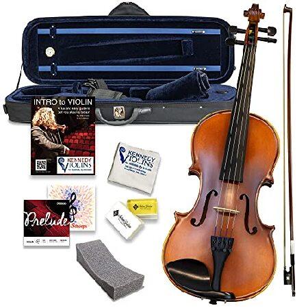 Bunnel Premier Violin Outfit Size Carrying Case and Accessories Included High Quality Solid Maple Wood Ebony Fittings By Kenne