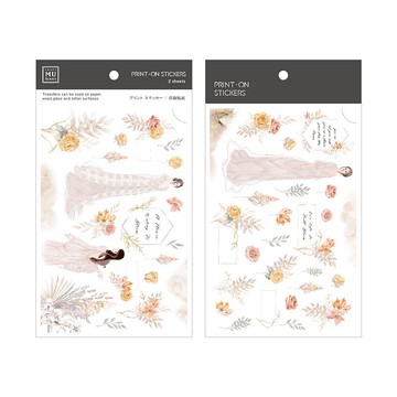 【Print-On Stickers 轉印貼紙】no.149-波西米亞之夢 | 插畫師