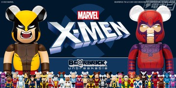 BE＠RBRICK X-MEN Happy 一番賞 庫柏力克熊 X戰警 金鋼狼 萬磁王 完整箱 80抽