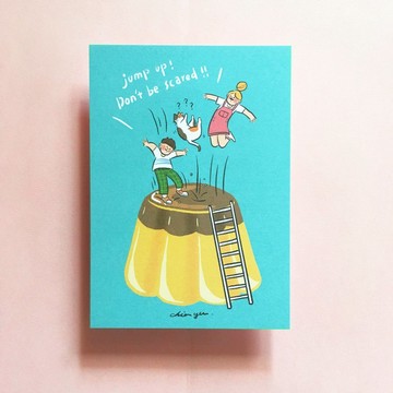 (24) jump up / 明信片