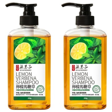 SOAPBERRY 古寶無患子 檸檬馬鞭草洗髮精華露 深層潔淨控油  450g  2件