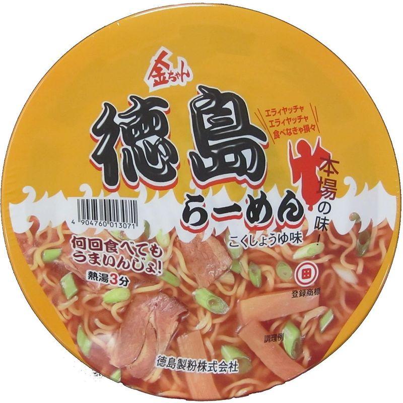 徳島製粉 金ちゃん 徳島ラーメンカップ 102g×12個