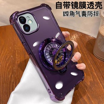 適用蘋果11手機殼iPhone11Pro保護殼氣囊防摔蘋果11proMax軟殼鏡頭膜全包ip十一pr0max外殼男女帶支架i11新款