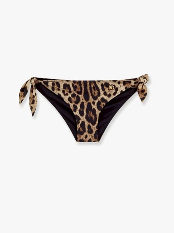 Nylon bikini slip with metal logo detail - DOLCE & GABBANA - gender_Woman