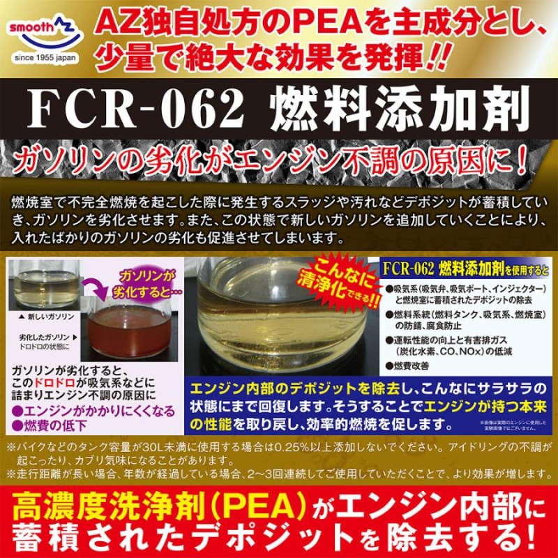 初回限定/お一人様1個限り)AZ FCR-062 燃料添加剤 1L ガソリン添加剤