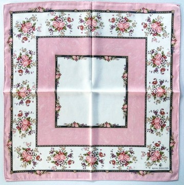 Royal Doulton 復古手帕 維多利亞風格框架格紋邊框 (20.5 英吋)