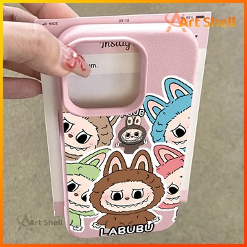 蘋果16promax 手機殼LABUBU 萌趣角色iPhone 15新款14 13 12 11 7P8P手機保護套xs