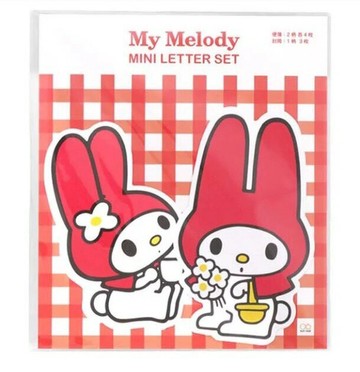 【震撼精品百貨】My Melody_美樂蒂~日本SANRIO三麗鷗 美樂蒂造型迷你信紙組-復古*69042