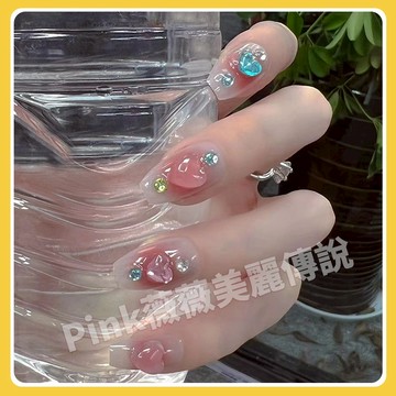 【隔日到貨】穿戴甲爆款台灣出貨 光療指甲貼片 簡約法式貼片美甲 冰透美甲貼片 韓國假指甲Y2k甲片