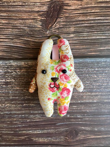 +玫瑰鄉村+兔子鑰匙圈