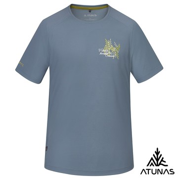 【ATUNAS 歐都納】男款POLARTEC POWER DRY短袖T恤A1TS2501M深岩灰