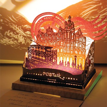香港中央郵局 - POSTalk 藝術光影模型 (LM-28)