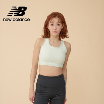 【New Balance】 中高強度運動內衣BRA TOP_女性_果綠色_AWB41048NUM