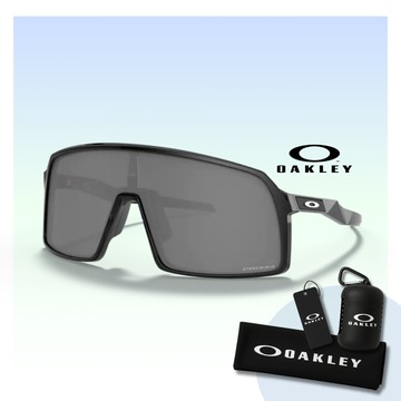 【Oakley】Sutro 亞洲版 運動太陽眼鏡(OO9406A-02 Prizm black 鏡片)