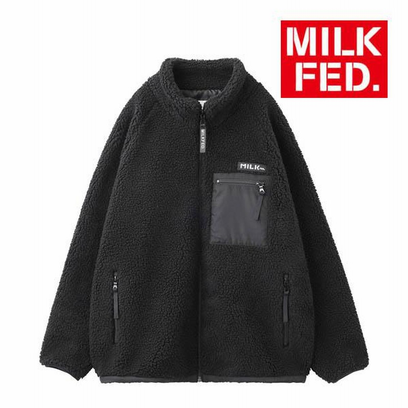 コート アウター ブルゾン ミルクフェド MILKFED ボア
