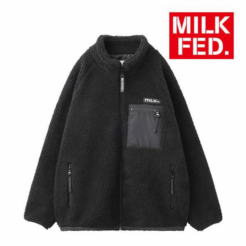 コート アウター ブルゾン ミルクフェド MILKFED ボア ジャケット BOA