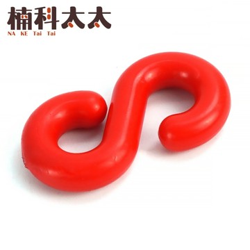 塑膠鏈條S掛鉤 紅色 快速連結環 S型掛鉤 萬用接頭 萬用S掛鉤 卡扣掛勾 卡扣掛鉤 塑膠掛勾 PCSR