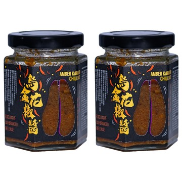 澎湖伯 魚香涎聯名款 烏金花椒醬  170g  2個