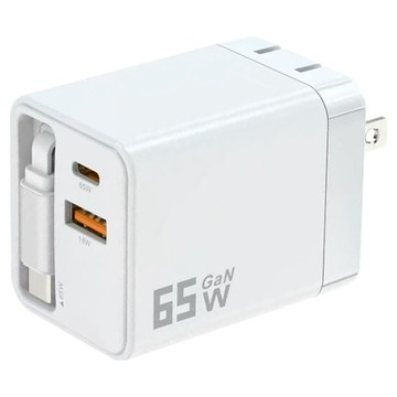 UTA 摺疊電源供應器 IC13  白色  1個