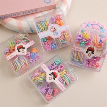 彩色髮束夾組(彩混)(童)