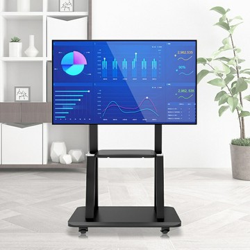 適用于TCL康佳LG海信海爾55 65 70 75寸電視機支架可移動落地推車 幸福驛站