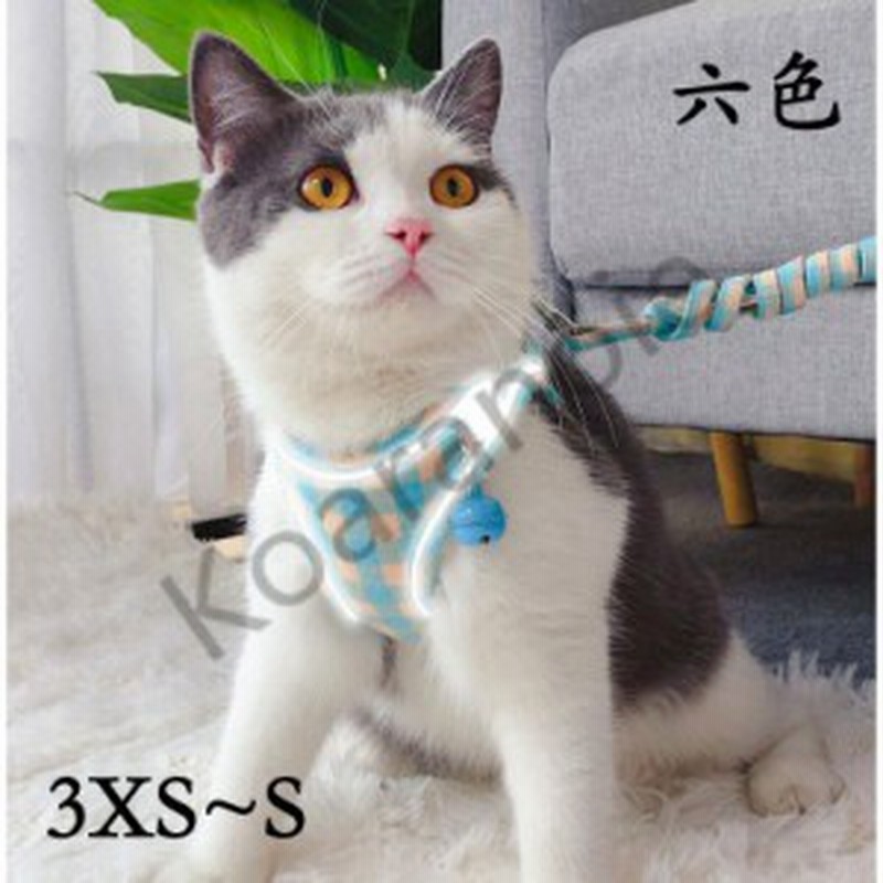 ハーネス 猫 猫用 リード ウェアハーネス 胴輪 ねこ マジックテープ ペット リード付き キャット おしゃれ 猫 ハーネス ねこ リード ウェ 通販 Lineポイント最大get Lineショッピング
