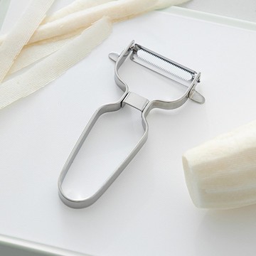 日本霜山 不鏽鋼鋸齒削皮刀