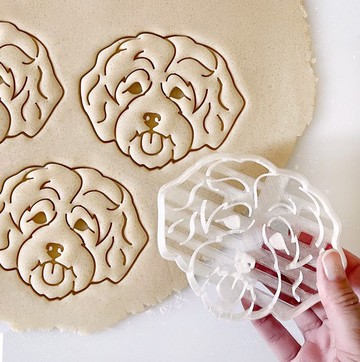 澳洲牧羊犬造型餅乾壓模