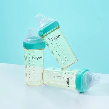 台灣限定｜hegenＸSelina 聯名款誕藍奶瓶330ml/限量/母嬰/新生禮/兒童學習水杯/FDA食品接觸認證/不含塑化劑/不含雙酚A/不含甲醛