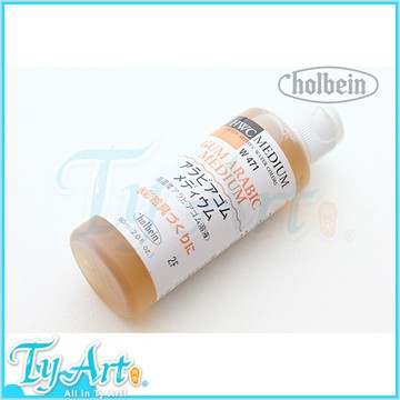 同央美術網購 日本Holbein好賓阿拉伯膠 60ml 水彩輔助劑 花式英文沾水筆墨水 W471..#