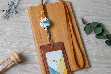 i 好戴 伸縮證件套組-綠野仙蹤系列 / 藍鯨_ADN29