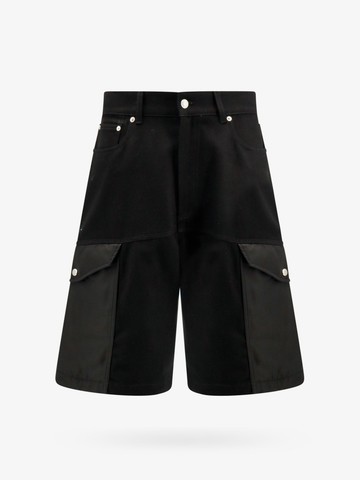 Organic cotton bermuda shorts with nylon inserts - ALEXANDER MCQUEEN - gender_Man