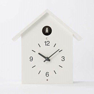 カッコー時計 インテリア 壁掛け時計 C4A1012 MUJI Cuckoo Clock, White, Large, C4A1012