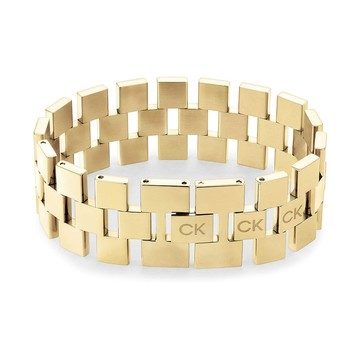CK Geometric 三層磚造型手鍊 520送禮推薦-金 35000244