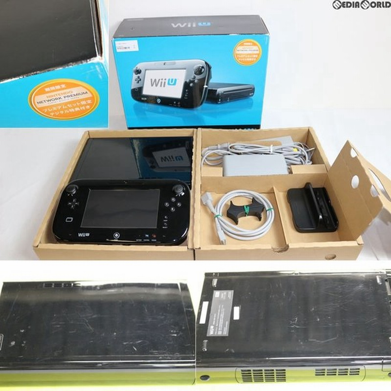 中古即納 訳あり 本体 Wiiu Wii U プレミアムセット 黒 Premium Set Kuro クロ 本体メモリー32gb Wup S Kafc 1218 通販 Lineポイント最大0 5 Get Lineショッピング